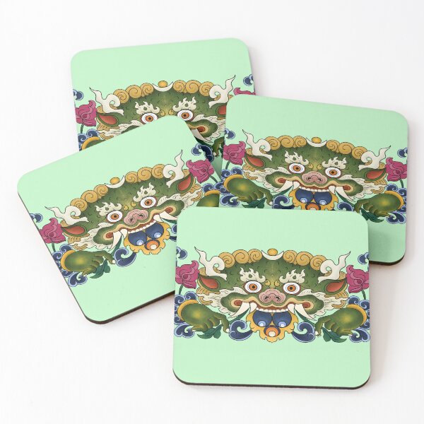 Item preview, BHUTAN DRAGON-mint designed and sold by BEATRIZ ABAITUA.