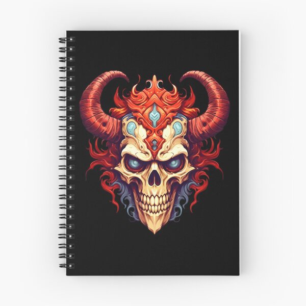Item preview, Adorned Grinning Red Mane Demon Skull designed and sold by 20th-eclipse.