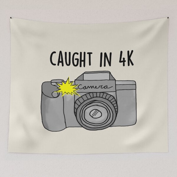 Item preview, Cuaght in 4k designed and sold by one-broke-kid.