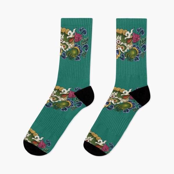 Item preview, BHUTAN DRAGON-turquoise designed and sold by BEATRIZ ABAITUA.