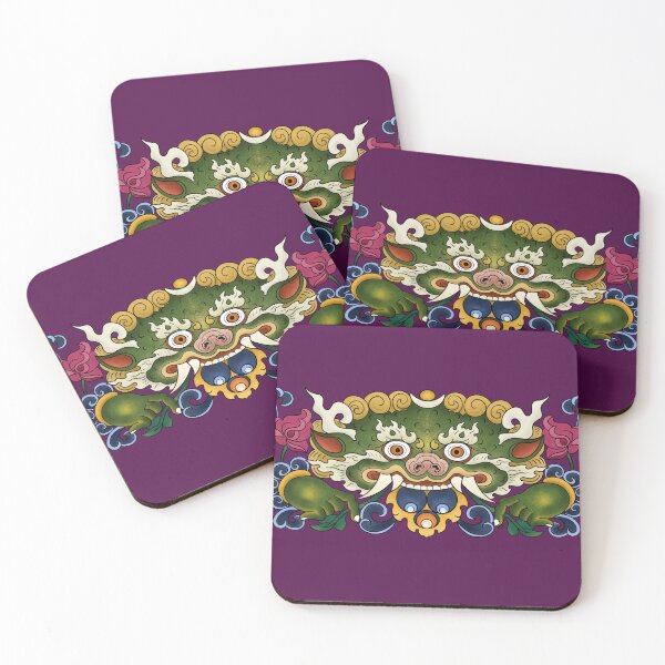 Item preview, BHUTAN DRAGON-purple designed and sold by BEATRIZ ABAITUA.