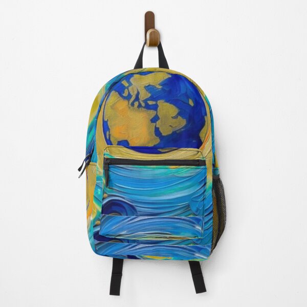 Item preview, Earth Van Gogh Inspired | Wall Art Home Decor | HECKINFAROUT designed and sold by Two Otters Co.