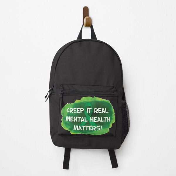 Item preview, mental health Awareness green ribbon creep it real designed and sold by shaderepublic.