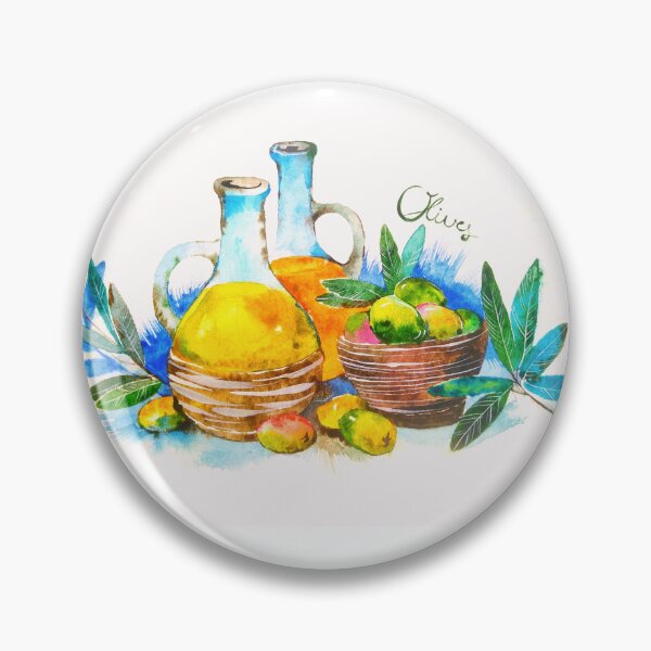 Item preview, Olives/ Green olives/ watercolor painting designed and sold by DmitrySkripnyc.