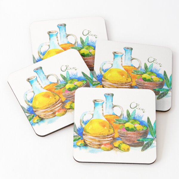 Item preview, Olives/ Green olives/ watercolor painting designed and sold by DmitrySkripnyc.