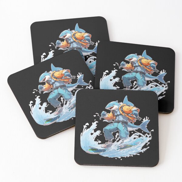 Item preview, Anime Shark Surfer designed and sold by danielliamgill.