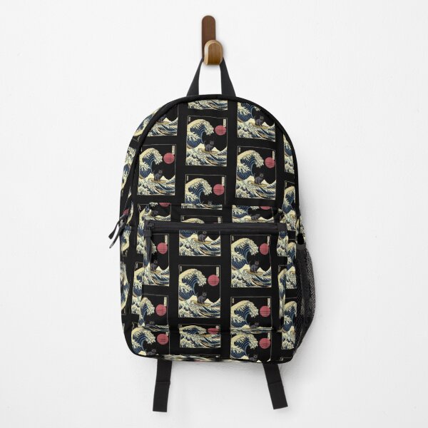 Item preview, Bombay Cat Kanagawa Japanese Surfing Wave designed and sold by rafaeltto.