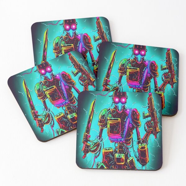 Item preview, Neon Rebellion: Android Bandit  wasteland designed and sold by BadzioCompany.