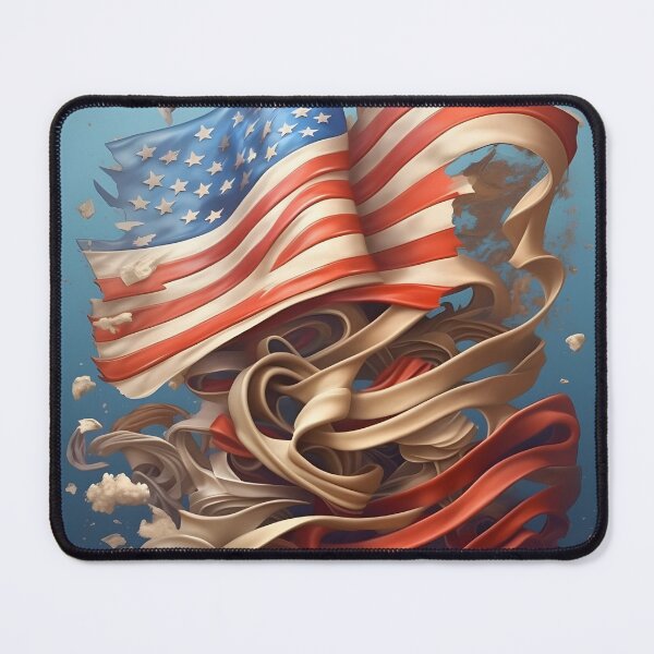 Item preview, American Flag Sticker | Independence day | Fourth of July designed and sold by Twomangotrees.
