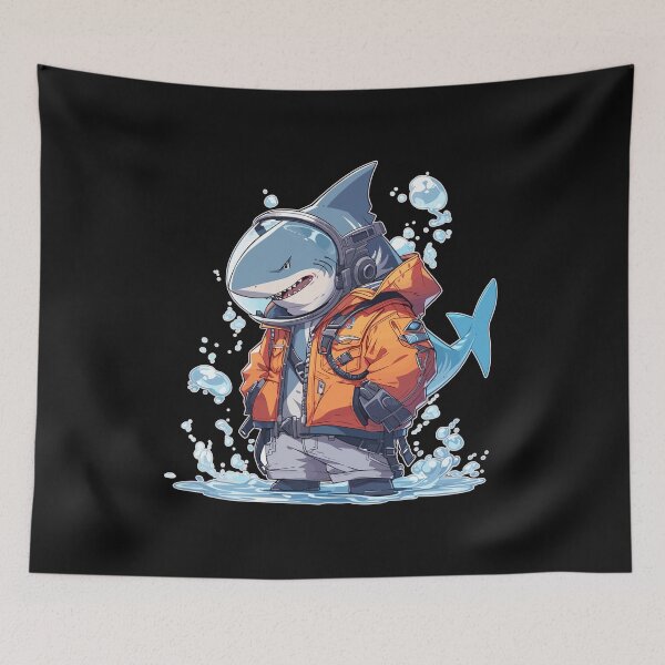Item preview, Anime Shark Scuba Diver designed and sold by danielliamgill.