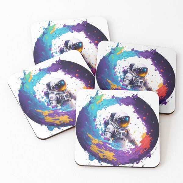 Item preview, Stellar Odyssey: A Vibrant Splash of Astronaut Adventure designed and sold by WASjourney.