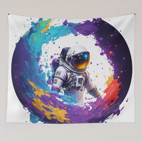 Item preview, Stellar Odyssey: A Vibrant Splash of Astronaut Adventure designed and sold by WASjourney.