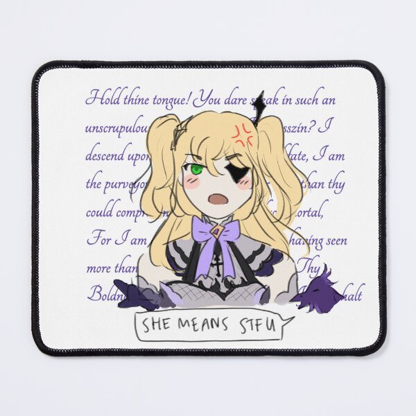 Item preview, Fischl and Oz Fanmade Genshin Meme designed and sold by int-ellie-ctual.