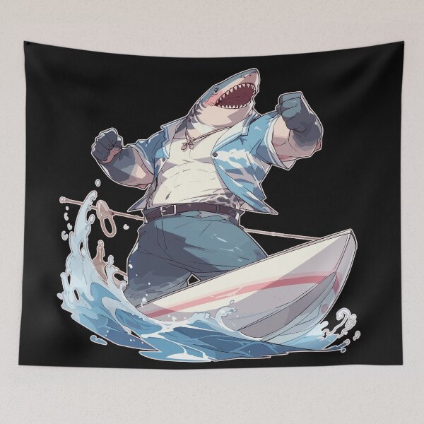 Item preview, Anime Shark Boater Bro designed and sold by danielliamgill.