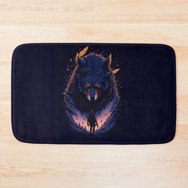 Item preview, Wolf Warrior Spirit Fantasy Art designed and sold by druidwolfart.