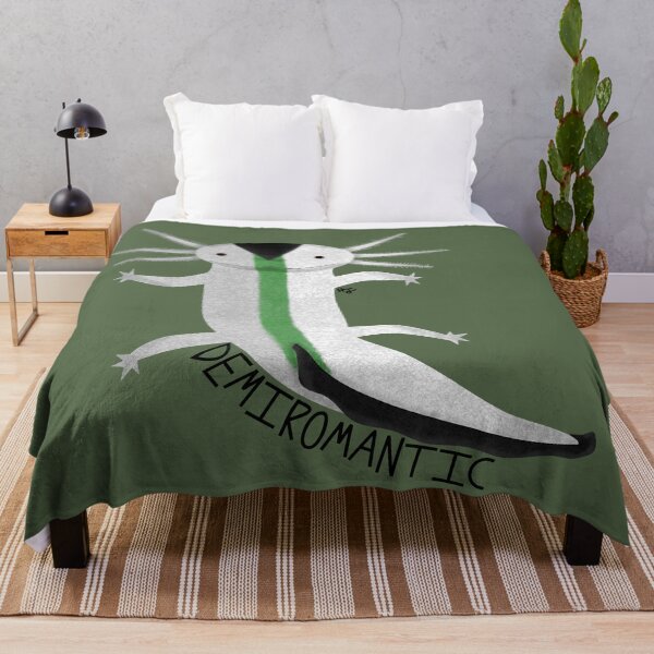 Item preview, Demiromantic Pride Flag Axolotl designed and sold by HopelessHazard.