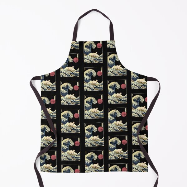 Item preview, Burmilla Cat Kanagawa Japanese Surfing Wave designed and sold by rafaeltto.