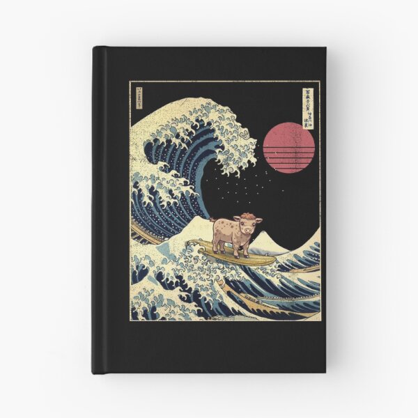 Item preview, Cattle Kanagawa Japanese Surfing Wave designed and sold by rafaeltto.