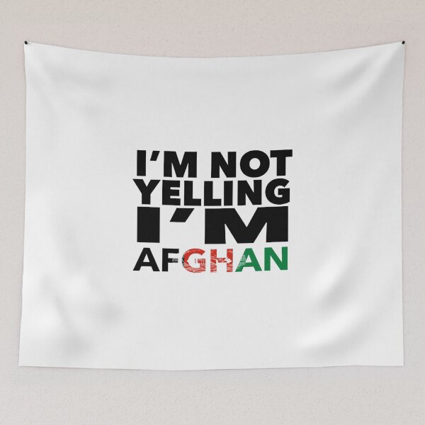 Item preview, Afghan present - i'm not yelling, i'm Afghan - Afghan gifts - Afghan flag - Afghan Gift - Afghanistan Decor designed and sold by babaorum.