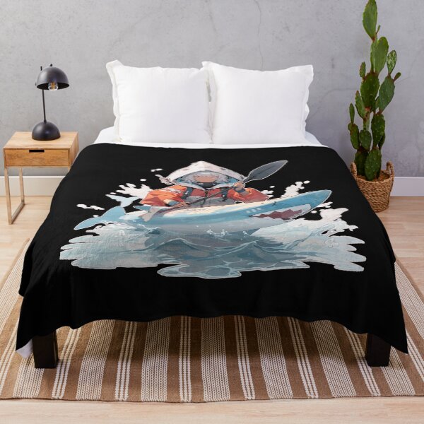Item preview, Anime Gurl in a Shark Kayak designed and sold by danielliamgill.