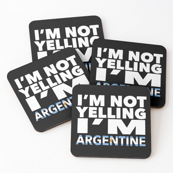 Item preview, Argentine present - i'm not yelling, i'm Argentine - Argentine gifts - Argentine flag - Argentine Gift - Argentine Decor designed and sold by babaorum.