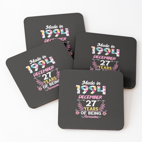 Item preview, 27 Years Old 27Th Birthday Born In December 1994 Women Girls  designed and sold by ElienaiNeighb.