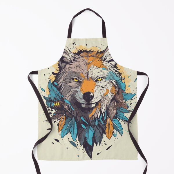 Item preview, Tribal Wolf Head Design designed and sold by Patel-D-Shop.