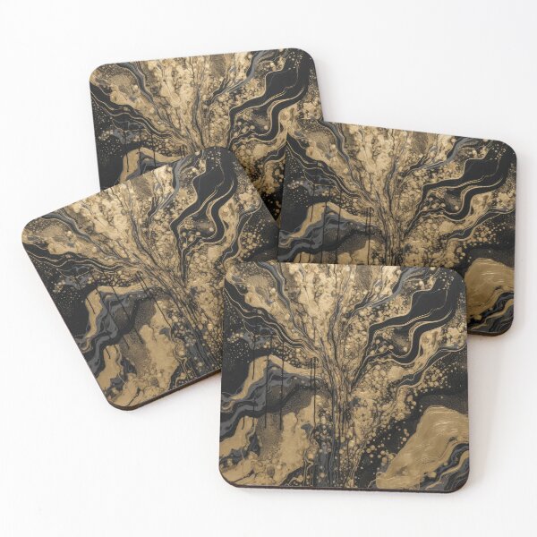 Item preview, Abstract Marble Black and Gold Design designed and sold by MargaretWiktor.