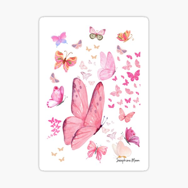 A Beautiful Bounty of Butterflies Sticker