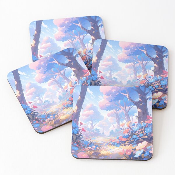 Item preview, Dreamy Magical Candycore Forest with Trees and Flowers designed and sold by rcwm.