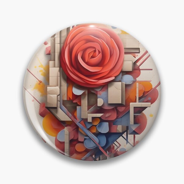 Item preview, Abstract Rose Art designed and sold by Twomangotrees.