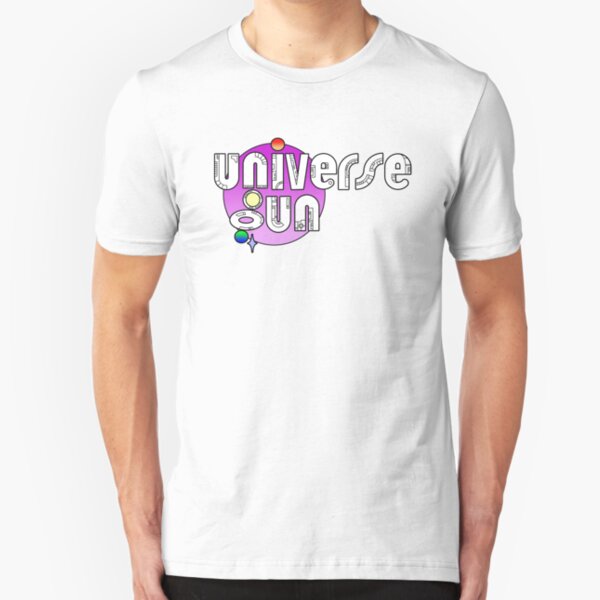 Universe Gun New Logo - Pink Slim Fit T-Shirt