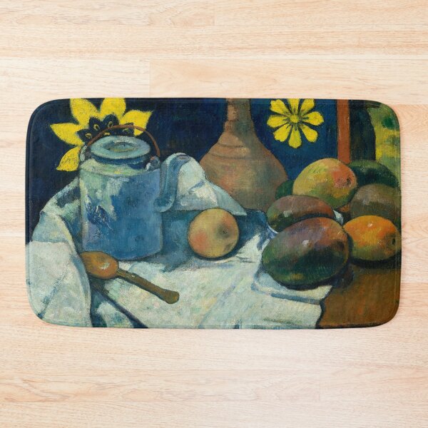 Item preview, Still Life with Teapot and Fruit | Paul Gauguin | 1896 Post-Impressionist Art designed and sold by CJET.