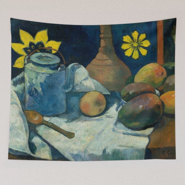 Item preview, Still Life with Teapot and Fruit | Paul Gauguin | 1896 Post-Impressionist Art designed and sold by CJET.