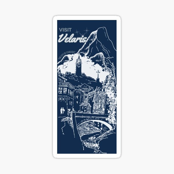 Item preview, Visit Velaris Night Court designed and sold by El's Library Card.