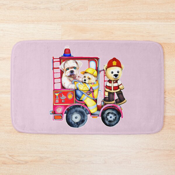 Item preview, Firefighter Bear Saves Dogs designed and sold by Astralia.