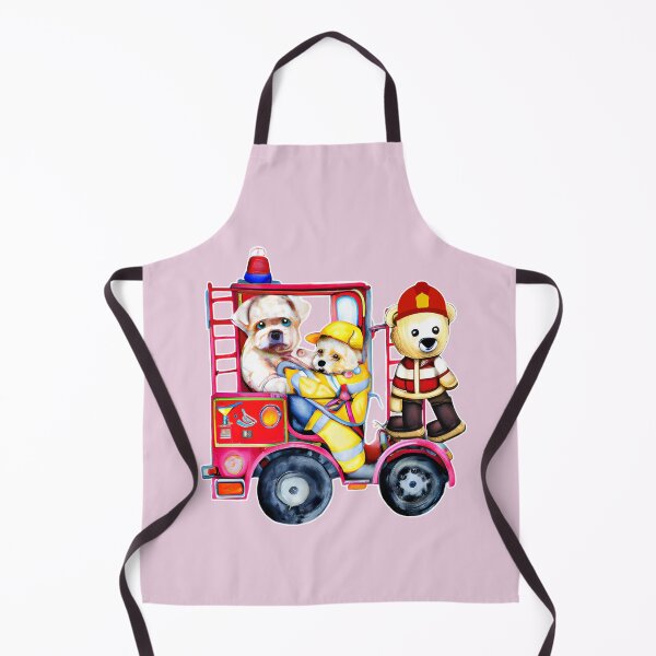 Item preview, Firefighter Bear Saves Dogs designed and sold by Astralia.