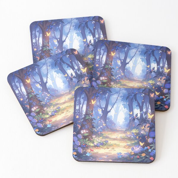 Item preview, Dreamy Magical Candycore Forest with Trees, Flowers and Butterflies designed and sold by rcwm.