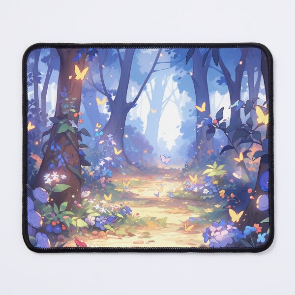 Item preview, Dreamy Magical Candycore Forest with Trees, Flowers and Butterflies designed and sold by rcwm.