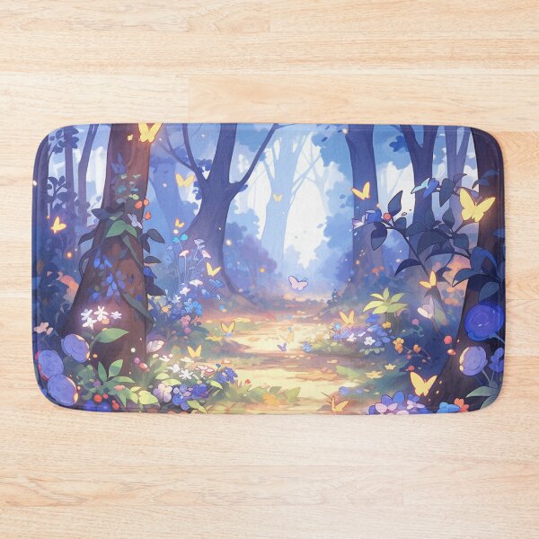 Item preview, Dreamy Magical Candycore Forest with Trees, Flowers and Butterflies designed and sold by rcwm.