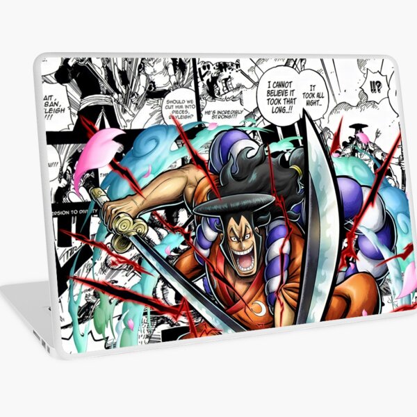 6 One Piece Anime Laptop Wall Stickers Luffy Zoro Nami Boa #BW