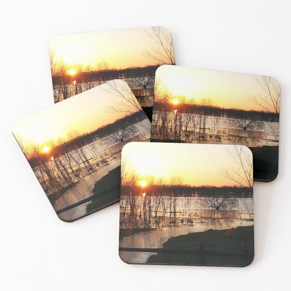 Item preview, Sunset Over Spring Flood Version 4 designed and sold by Kissara.