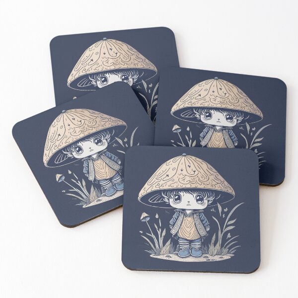 Item preview, Theodore - Cute Mushroom Fairy Art designed and sold by Shruumiez.