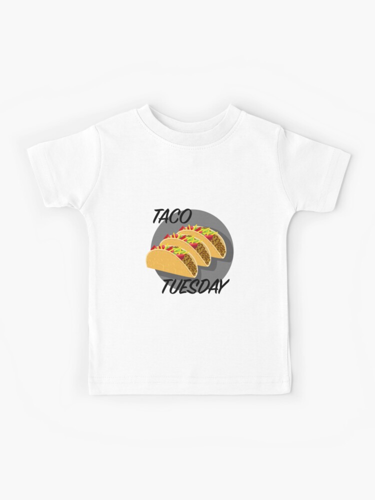 Taco Tuesday Design Kids T-Shirt