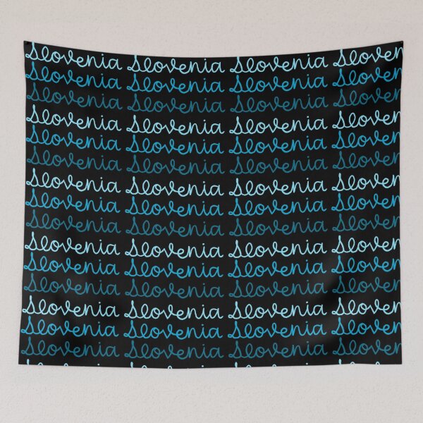 Item preview, Slovenia Cute Script designed and sold by kaleap192.