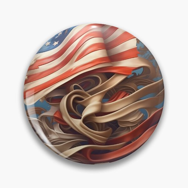Item preview, American Flag Sticker | Independence day | Fourth of July designed and sold by Twomangotrees.