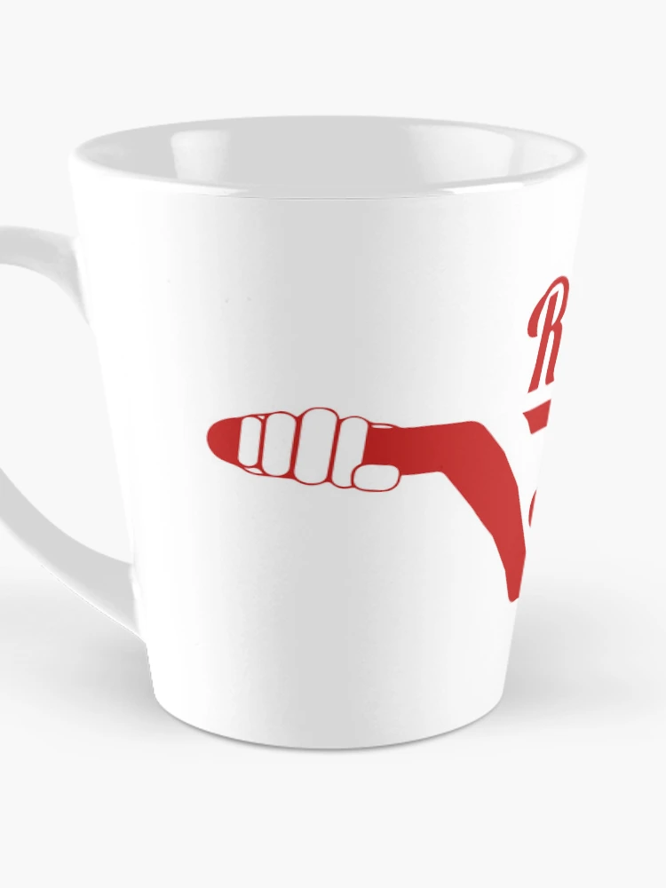 Aperçu 3 sur 4. Mug à café avec l'œuvre Guidons Ride85 - Boxxer Rouge créée et vendue par Ride85.