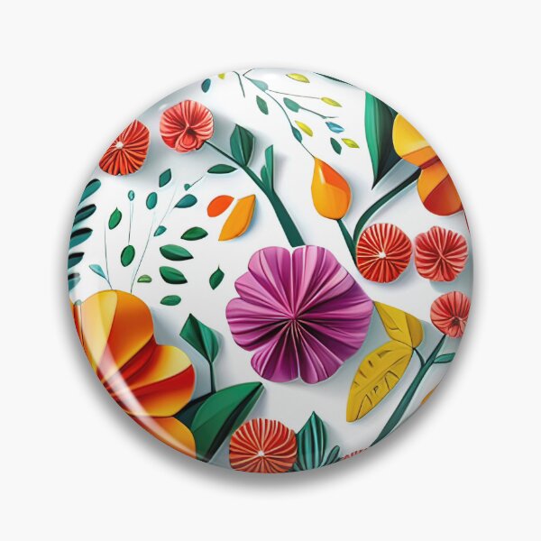 Item preview, Unleash Your Creativity: Explore 3D Kirigami Floral Design Seamless Vector Flowers Pattern - Premium Design designed and sold by Jisoo Flowers.