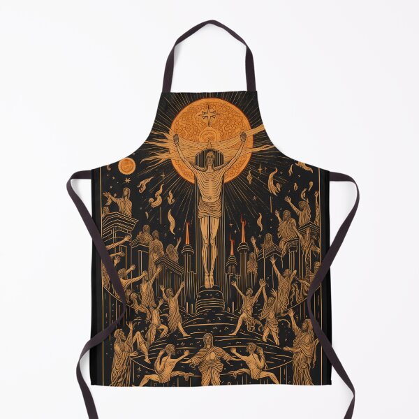Item preview, Ascension of the Martyrs - Linocut Art designed and sold by LampDigiArt.