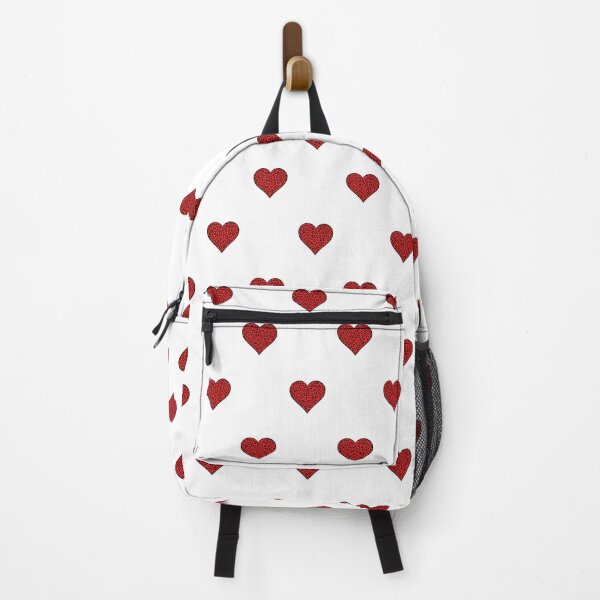 Item preview, Red leopard heart, black outline designed and sold by craftytraci.